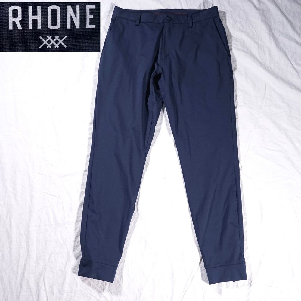 Rhone Athletic Pants Navy Blue Mens Size 30